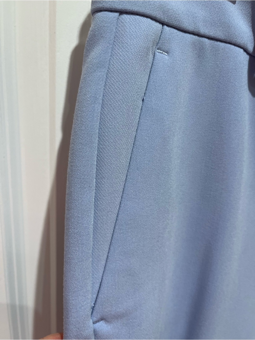NWT Ann Taylor The Jayne Trouser in Blue Hydrangea Size 8 Curvy - Picture 7 of 12